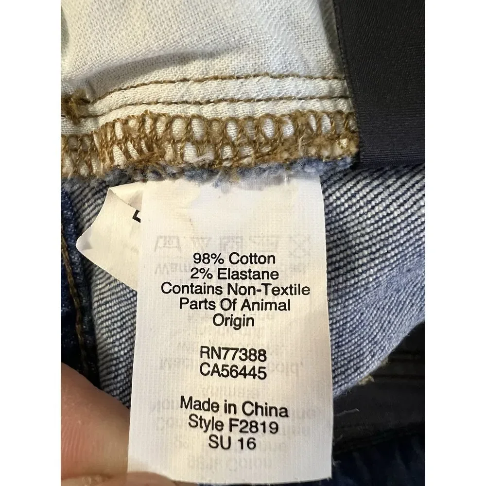 Womens MADEWELL The Slim Boyjean Stretch Denim Jeans 23 Med Wash‎ - Picture 7 of 10